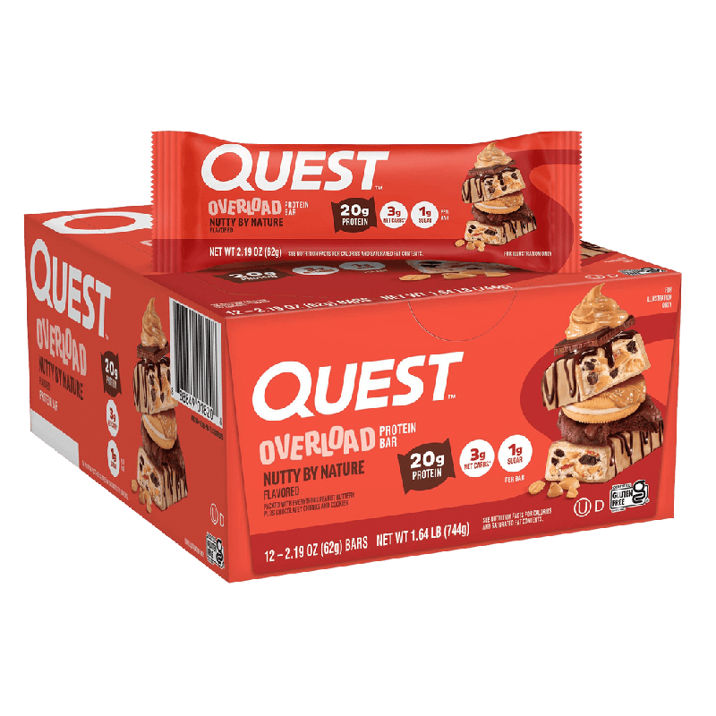 Nutty By Nature Overload Protein Bar