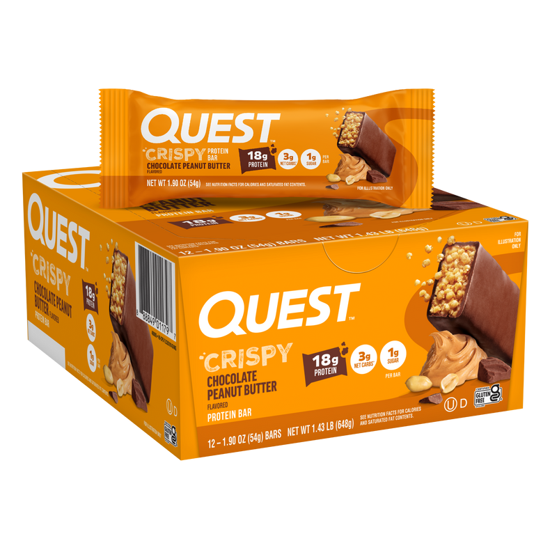 Chocolate Peanut Butter Crispy Hero Protein Bar